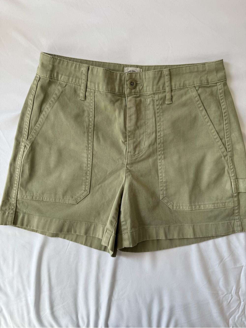Jcrew- Green Chino Shorts- Women- Size 0